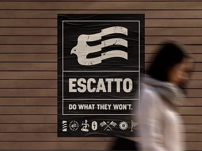 Escatto - Brand Identity Design branding design graphic design illustration logo webdesign