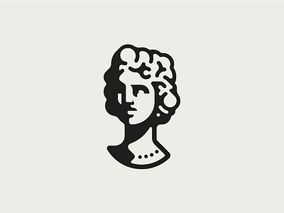 Woman branding graphic design greek identity logo logotype roman woman