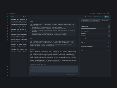 Prompt playground ai chat devtools playground prompt ui