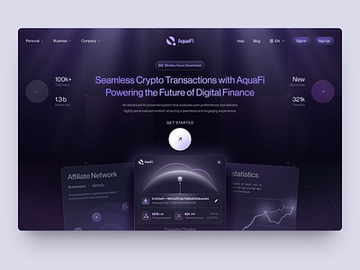 UI-UX for Blockchain design interface product service startup ui ux web website