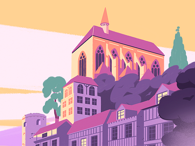 Seine & Eure Tourism ambiant branding castle character design fagostudio illustration landscape logo people tourism ui