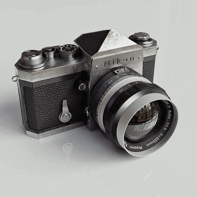 Nikon f 3d 3dmodel blender design