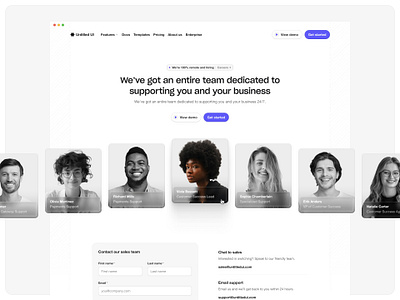 About us — Untitled UI about us b2b careers team page web design website