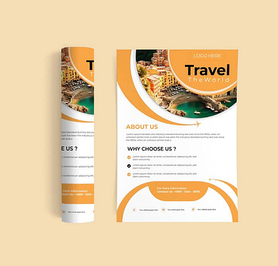 Travel Flyers -Elegant and Minimal adventure advertising banner branding business design dribble eco friendly event flyer graphic design illustration logo poster print tourism travel tropical ui vacation