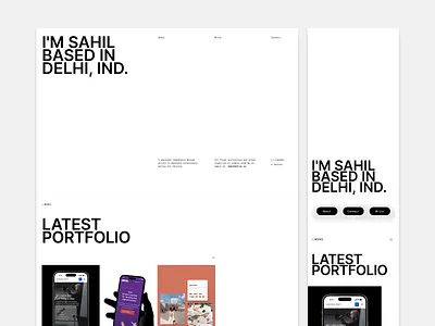 Portfolio-website #03 design portfolio ui ux website