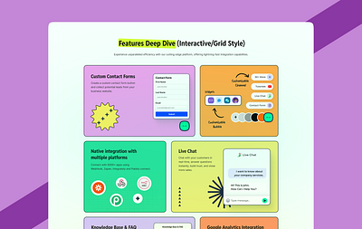 Bento Grid UI bento gird bento grid ui feature section feature section ui