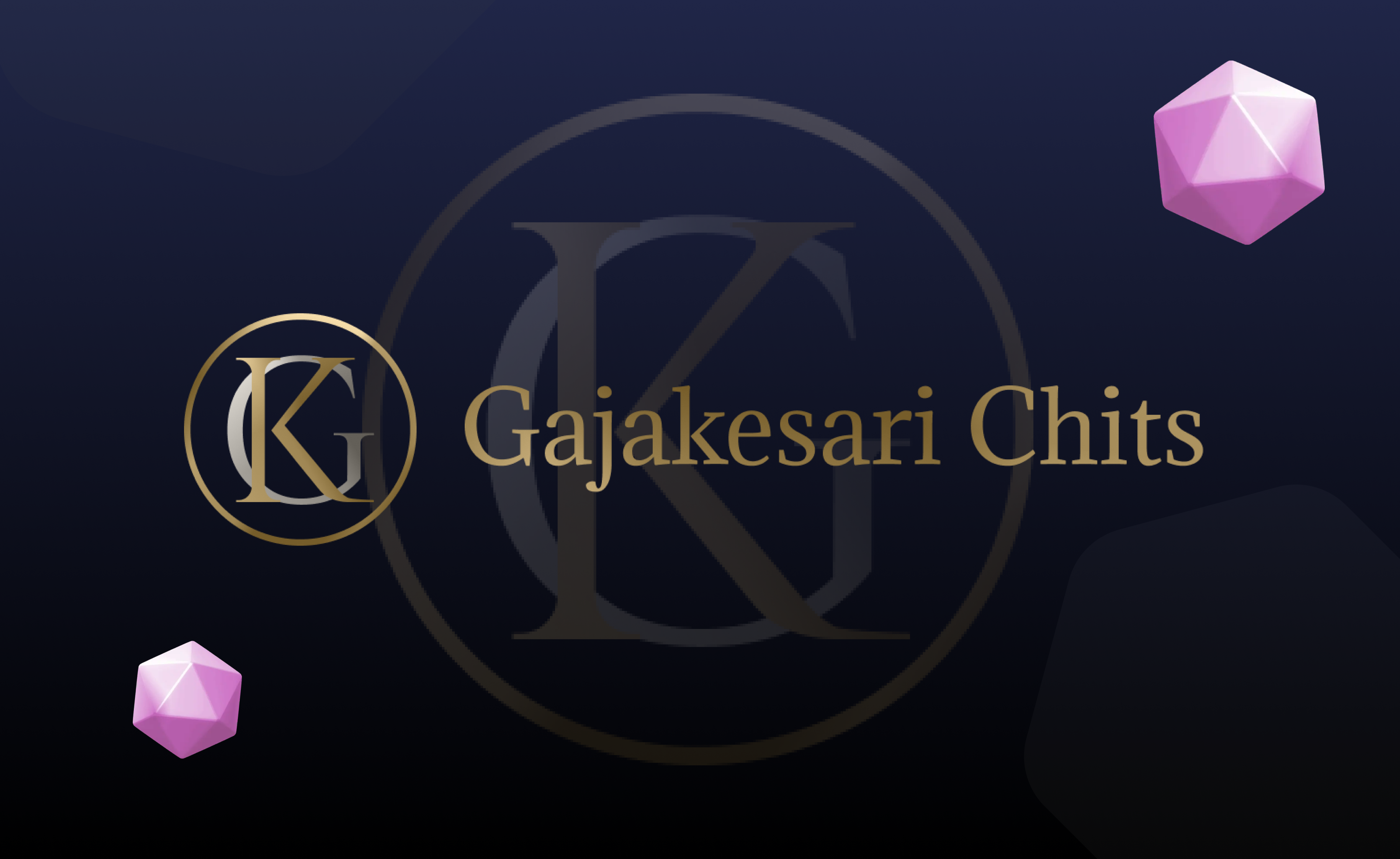 🪙 Gajakesari Chits – Professional Logo Design logo logo design