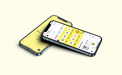 Curely - Doctor Appointment with AI Assistant - Mobile Apps UI android clean doctor app doctor appointment figma health heath app homepage illustratioon ios medical medical app minimalistic mobile mobile design modern yellow
