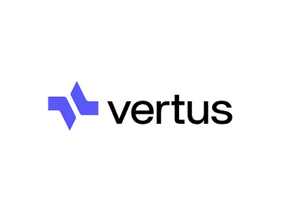 Vertus logo arrow brand guidelines brand identity branding identity logo logo design logodesign logotype modern logo v logo