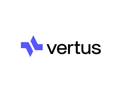 Vertus logo arrow brand guidelines brand identity branding identity logo logo design logodesign logotype modern logo v logo