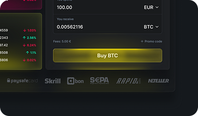 💰 Crypto Exchange UI – Buy Cryptocurrency Instantly minimal ui