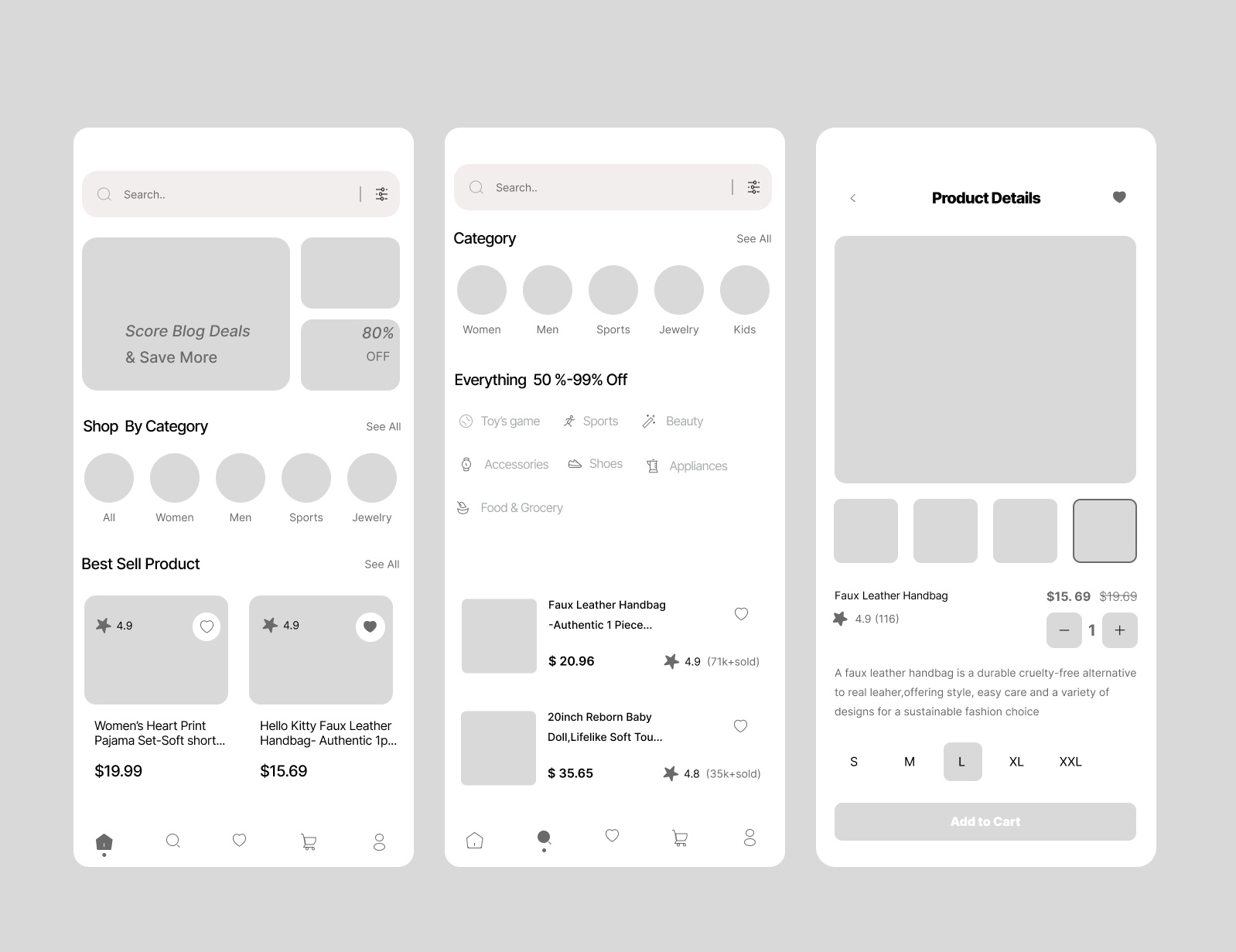E-commerce | Mobile App | UI Design by Ramya A on Dribbble