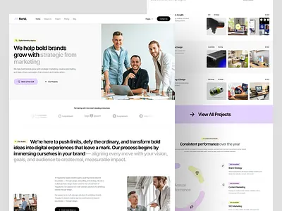 Merkil® Marketing Agency Website agency agency webflow template creative agency framer landing page marketing landing page marketing website portfolio web web design webflow webflow template website