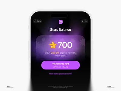 Stars Balance concept graphic design ui ux