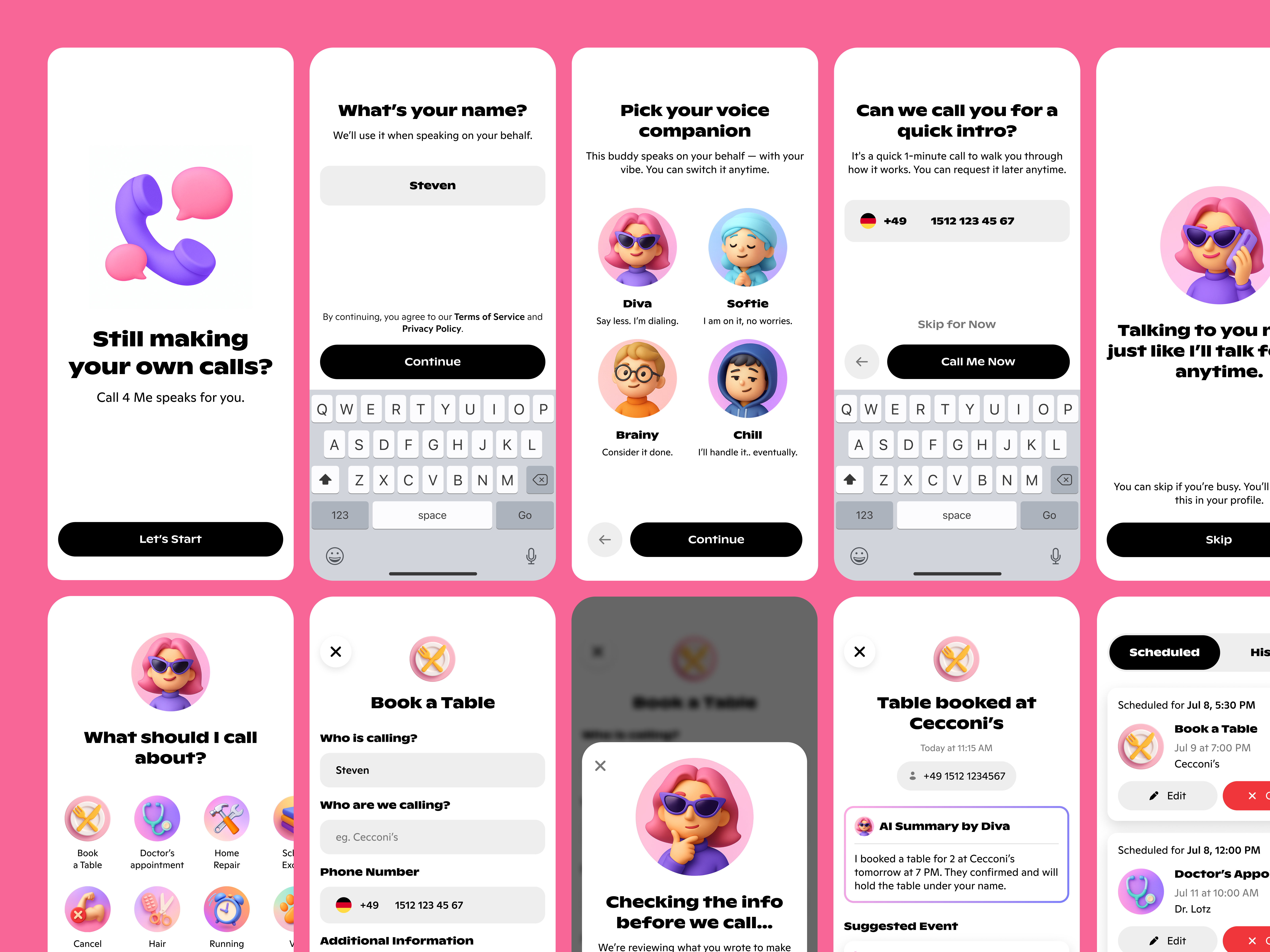 Call 4 Me – AI that makes calls for you