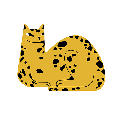 Cheetah animation design doodle graphic design illustration procreate vector