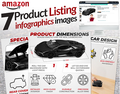 Car Toy Listing Images a content amazon amazon listing ebc graphic designer infographic listing listing images product design product listing