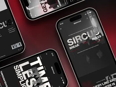 8sircus - Mobile Fashion Ecommerce App Website Responsive Design app awwwards bold company profile ecommerce elegant fashion landing page luxury minimalist mobile mobile app modern product design responsive responsive website shopify ui web design website