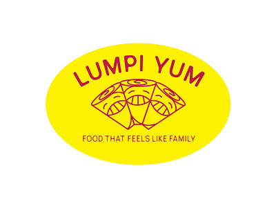 LumpiYum – Family-Inspired Filipino Food Logo a logo design bold logo branding character logo clean logo cultural logo design filipino food food logo food truck fun logo line art food logo line art logo line art mascot logo design lumpia mascot logo minimal branding minimal logo modern logo