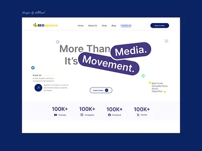 BEG Network Website Design desigh design graphic design ui ux