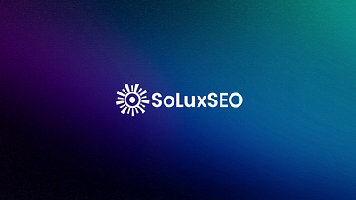 SoluxSEO Logo-Animation 2d animation branding graphic design logo motion graphics