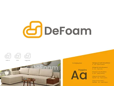 Letter d - Sofa Brand logo ai logo branding creative branding creative logo d logo foam logo furniture interior logo letter mark logo logo design logo designer minimalist logo modern logo monogram saas logo simple logo sofa logo tech logo unique logo
