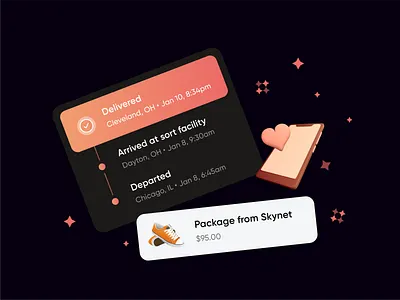 Razorpay - Delivery Tracking Offer Card business design ui ux