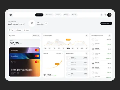 Fintech dashboard 3d animation branding graphic design logo motion graphics ui