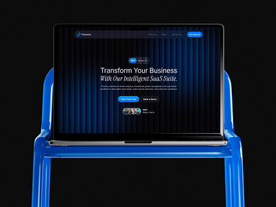 Flownix - AI-Powered SaaS Platform Design analytics b2b design business intelligence clean design dark theme dashboard data viz design system enterprise ui landing page modern ui saas design typography ui design user interface web design