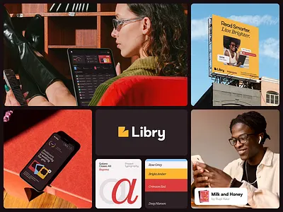 Libry App Branding Case Sutdy branding case study design graphic design landing logo logo designer web web designer website