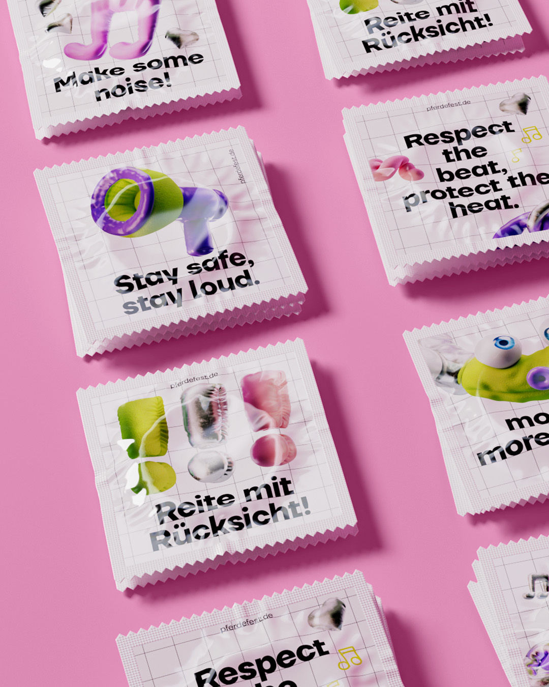 Make Some Noise 3d branding cgi character design foreal graphic design illustration logo