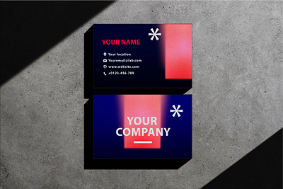 Modern Business Card Design advertising branding businesscard businessidentity card card design graphic design illustration modern design photoshop