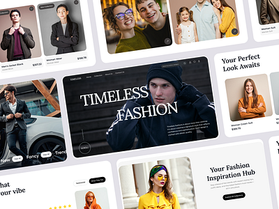 Fashion Ecommerce Landing Page Design app design design e shop ecommerce ecommerce landing page fashion fashion landing page landing page marketplace online shopping online store product design shop store ui uiux uiux design unique website