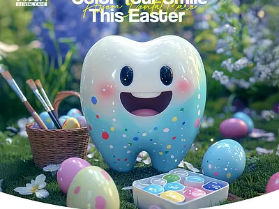 Creative magic dental ads by marklinica easter easter dental ad fun dental ad instagram kids dental care oral health