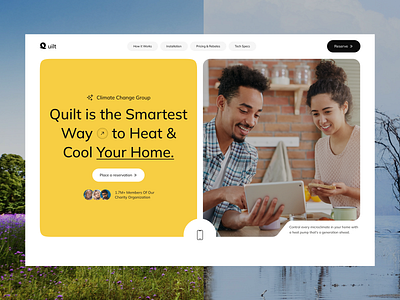 Climate Change Landing Page alternative energy analytics climate climate change crypto eco eco friendly ecology environment environment protection green hero landing page modern design recycling saas save world ui ux web design website design