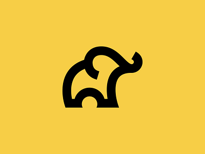 Elephant animal brand identity branding creative elephant logo logo designer logodesign simple
