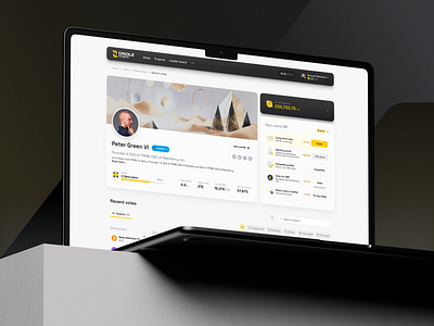 User profile crypto dashboard crypto design crypto gamification crypto prediction platform crypto profile crypto social crypto user profile fintech fintech design fintech interface gant chart design gant diagram modern design my crypto account price prediction timeline user profile design user statistic web3 gamification web3 platform