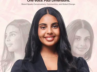 Speaker/Podcaster Media Kit - Rateel Alshehri brand partnership content creator digital media kit event speaker kit gen alpha influencer graphic design influencer kit influencer portfolio design media kit personal brand design podcast podcast promotion podcaster branding public relation speaker media kit speaker promotion youth podcaster design