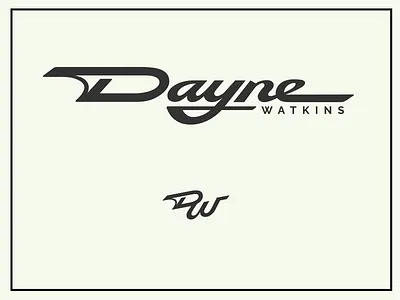 Dayne : signature logotype authentic branding calligraphy dayne fun iconic identity lettering logomark premium retro signature simple standout strong unique vintage wordmark