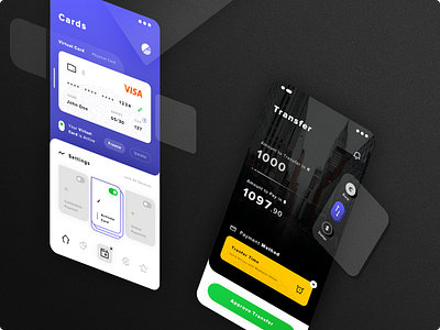 Credit card android ios app application brand branding cards cions designer credit card graphic design icon set illustration illustrator ai photoshop psd print designer senior designer settings switch button toggle button trasnfer trasnfer time typo typography ui ux designer