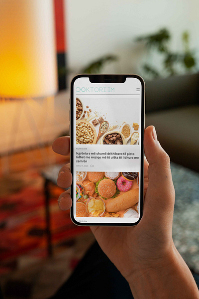 Health & Well-Being Website Development ux