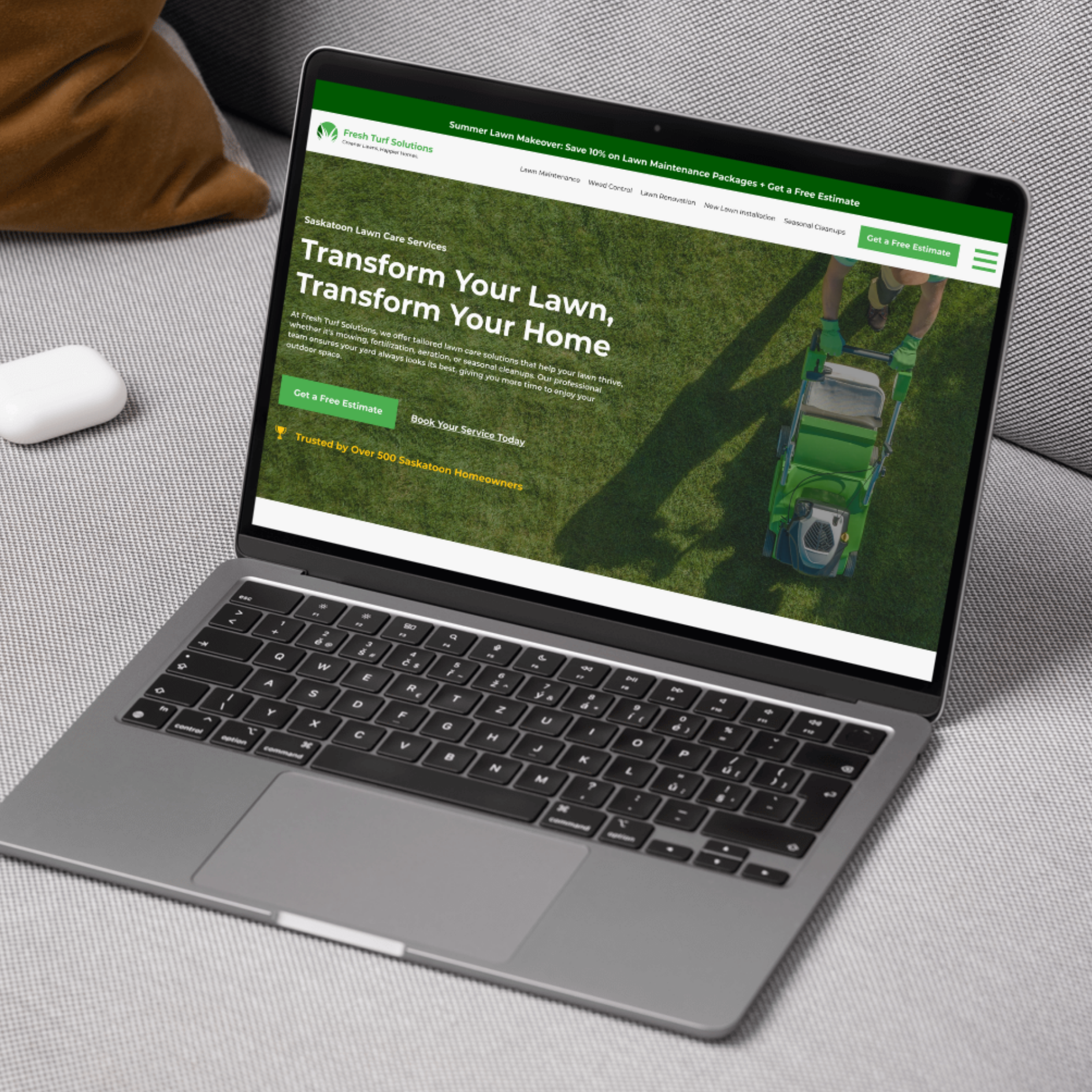 Example of Landscaping Website Project