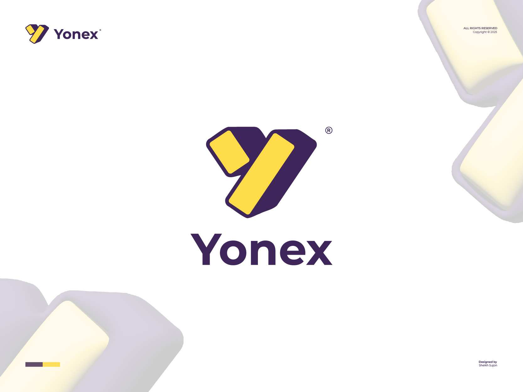 "Yonex" Logo Design (Unused) best letter mark best logo designer branding business logo clean logo creative designer creative logo graphic design letter logo letter y logo logo branding logo design logo mark logofolio2025 logos logotipo memorable logo minimal logo modern letter logo yonex logo