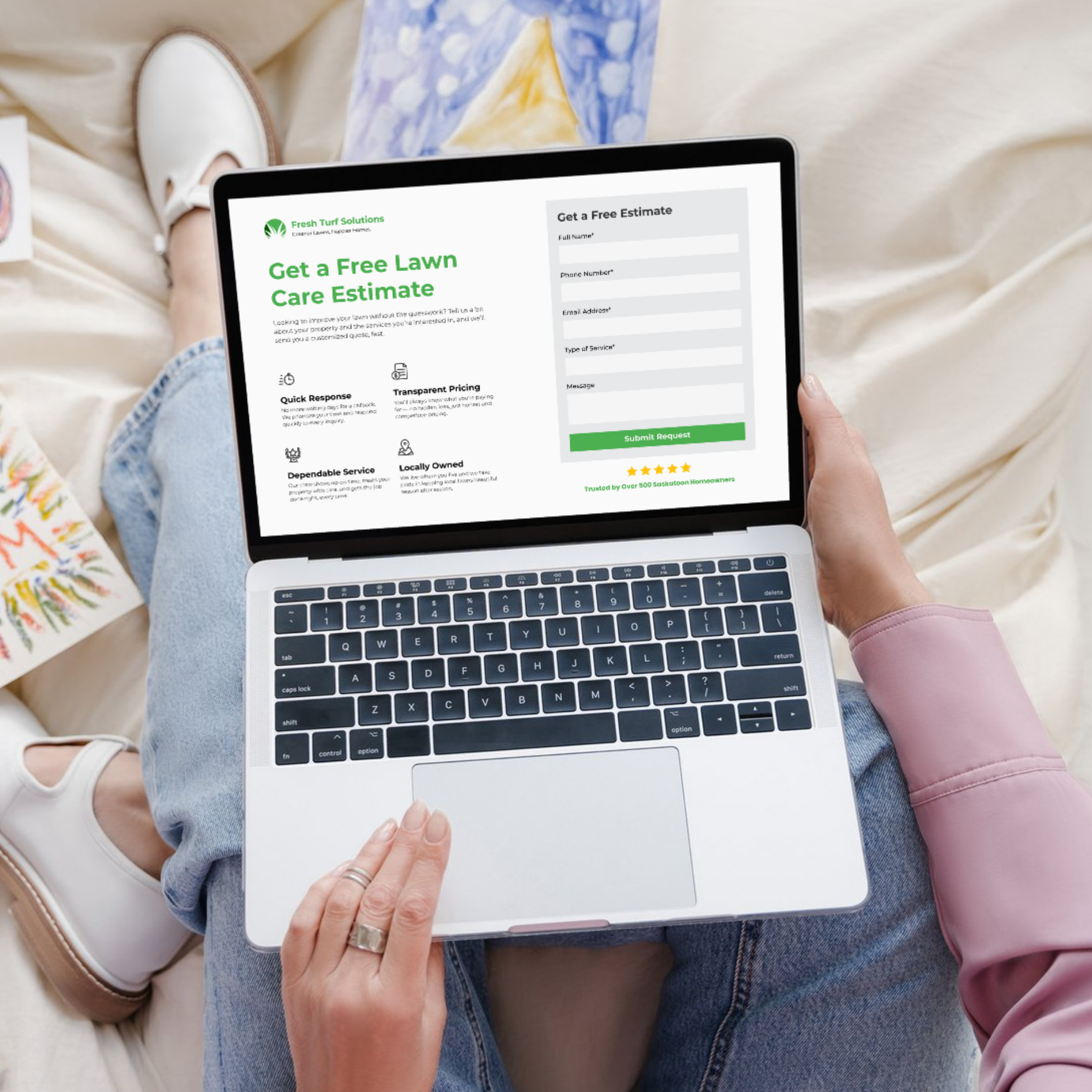 Example of Landscaping Website Project