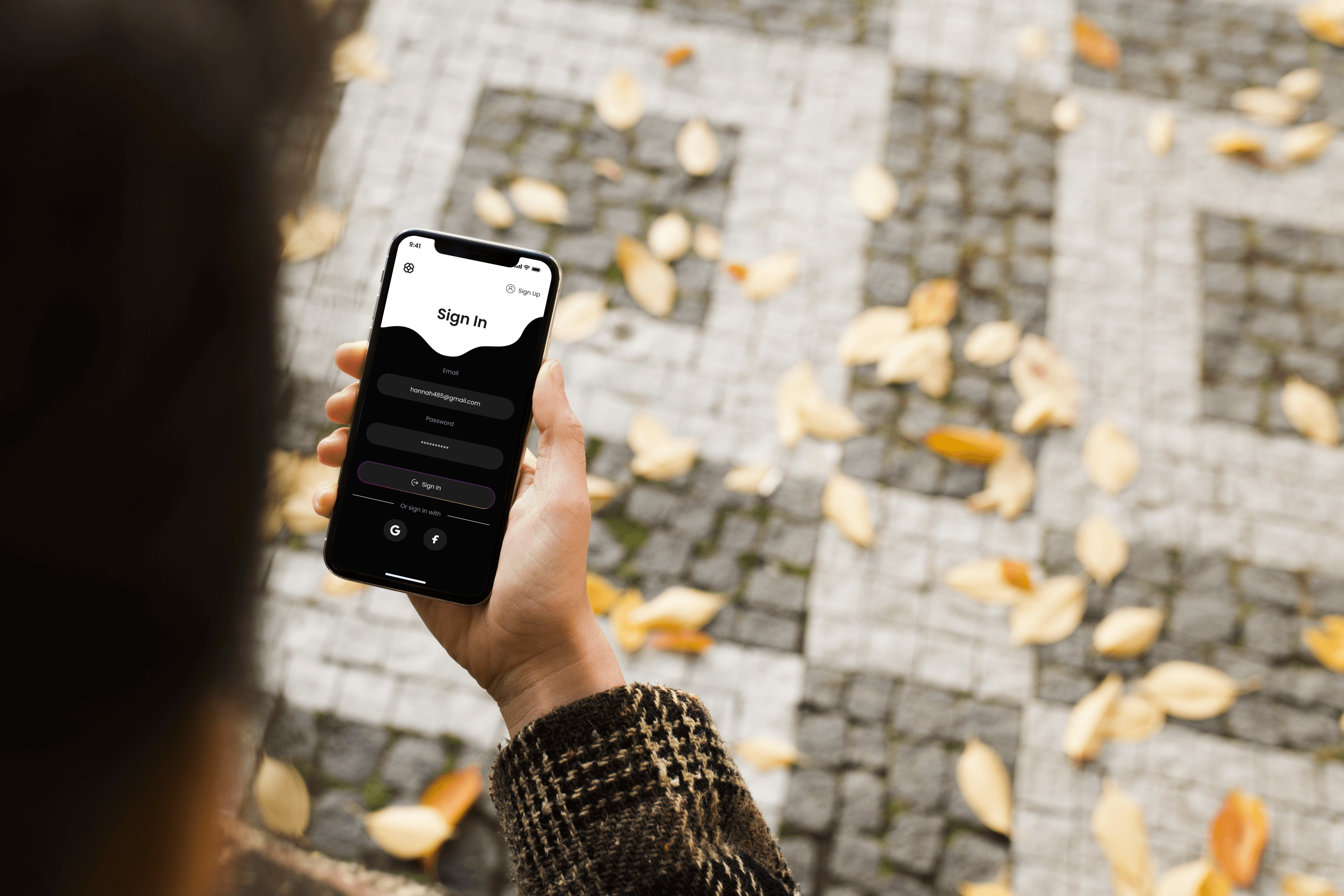 Sign-in screen redesign ui