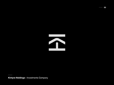 Kintyre Holdings logomark brand identity branding dribbble design dribbble logo graphic design inspiration logo logo design logo inspiration wednesday