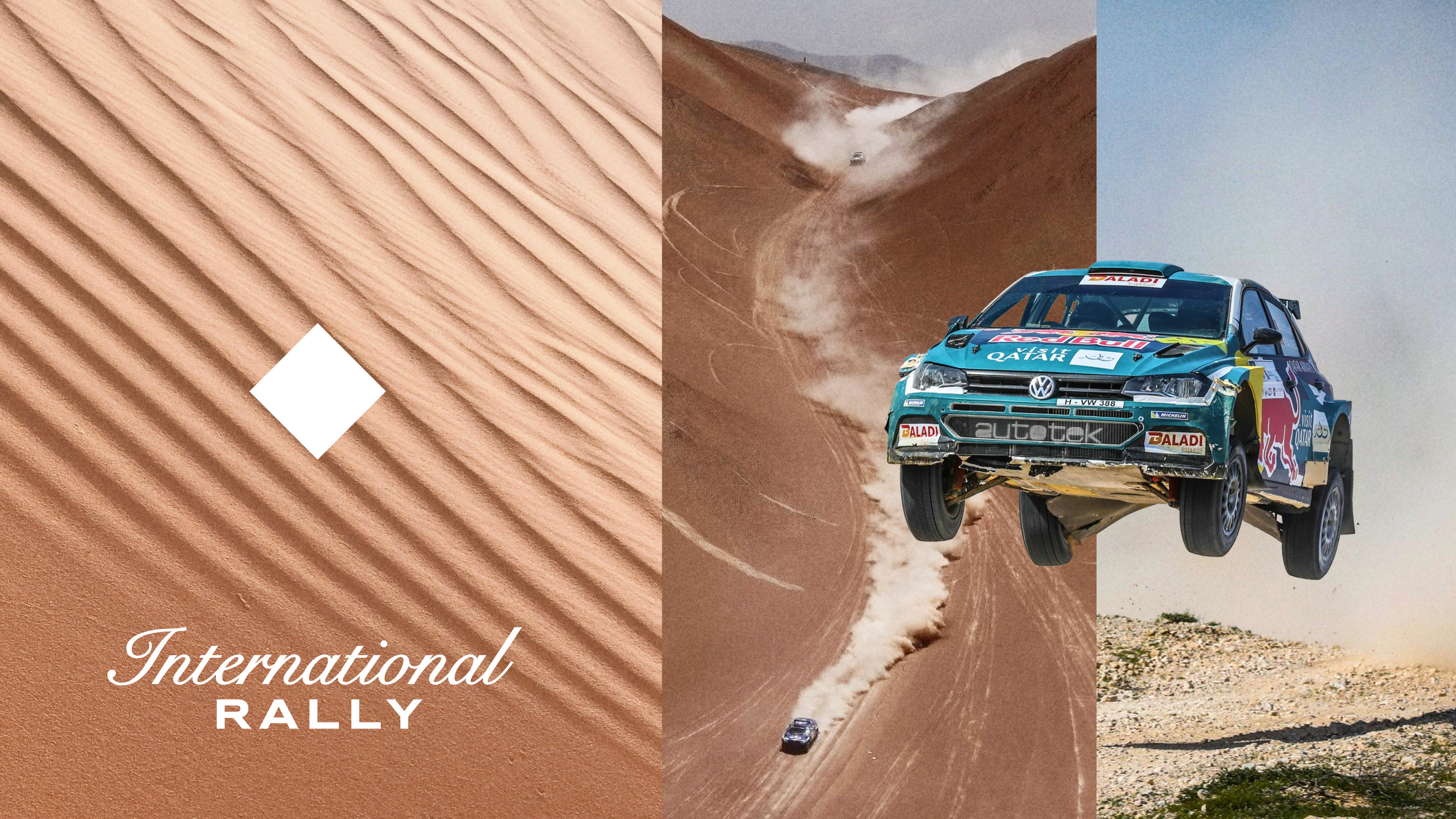 Qatar International Rally / Brand Identity / Racing Event brand book brand design brand designer brand identity branding car desert event guidelines oryx qatar qatar rally race racing sand visual identity