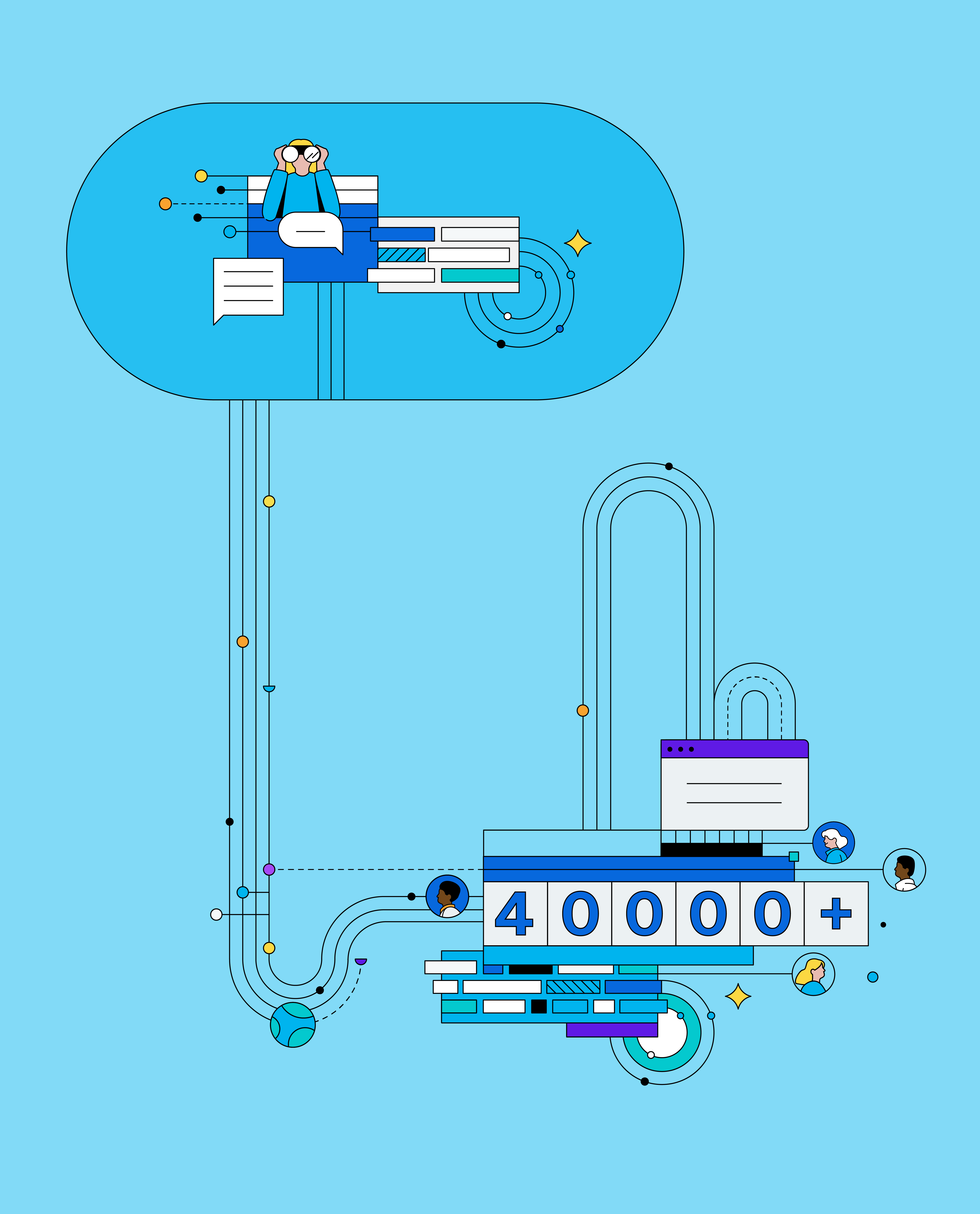 Qualtrics! branding design graphic design illustration type ui vector vectors