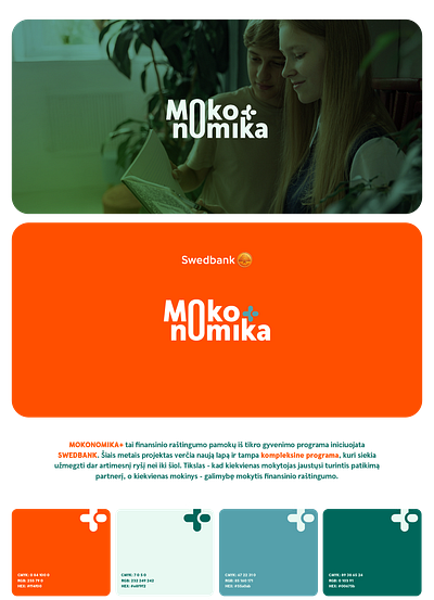 Mokonomika+ | Swedbank animation branding graphic design