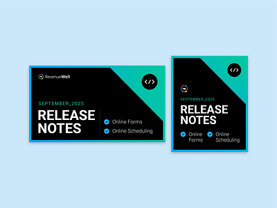 September 2025 Release Notes blog brand brand design branding code coding dental marketing dental software design graphic design iconography release notes social media software typography
